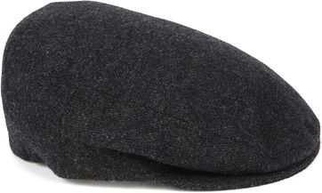Profuomo Baskenmütze gewoben Anthrazit