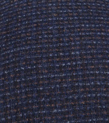 Profuomo Baskenmütze gewoben Navy Braun