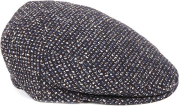 Profuomo Baskenmütze gewoben Schwarz