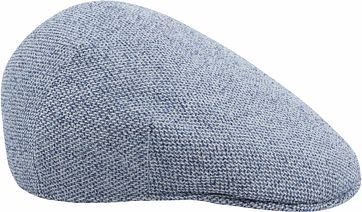 Profuomo Baskenmütze Melange Hellblau