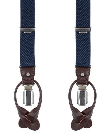 Profuomo Braces Navy