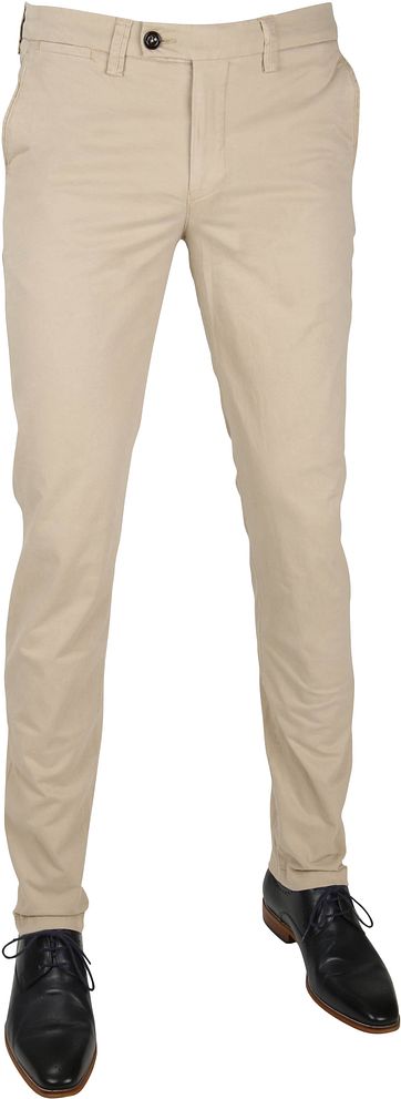 Profuomo Chino Garment Dye Beige profuomo kopen in de aanbieding