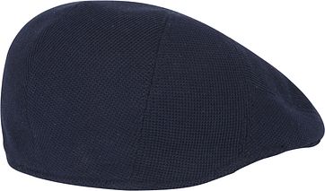 Profuomo Flat Cap Knitted Dunkelblau