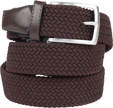 Profuomo Geflochtener Gürtel Braun