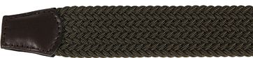 Profuomo Geflochtener Gürtel Grün