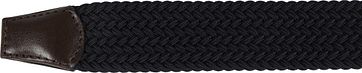 Profuomo Geflochtener Gürtel Navy