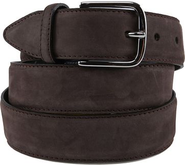 Profuomo Gürtel Wildleder Braun