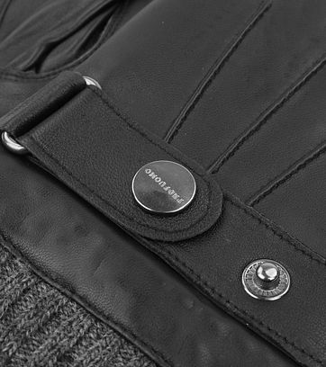 Profuomo Handschuhe Glattleder Schwarz
