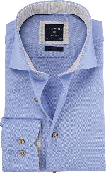 Profuomo Hemd Blau CAW