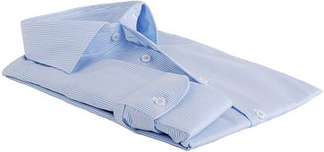 Profuomo Hemd Blau Streifen