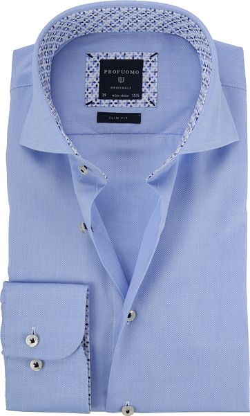 Profuomo Hemd CAW Oxford Blau