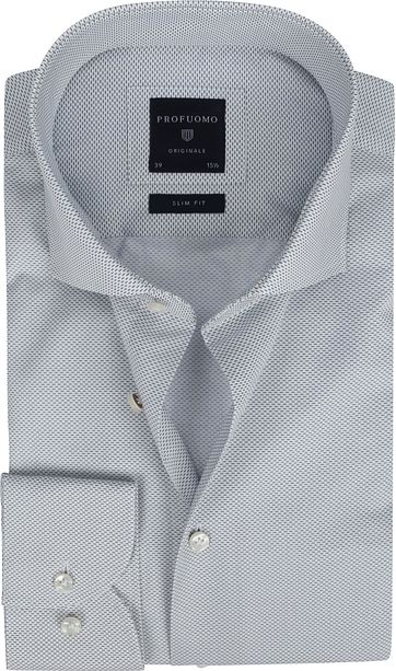 Profuomo Hemd Cutaway SF Groen