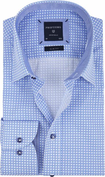 Profuomo Hemd Kent Blau