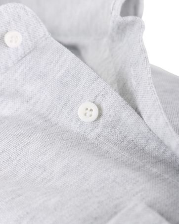 Profuomo Hemd Knitted Slim Fit Grau