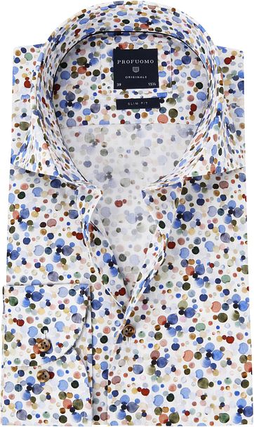 Profuomo Hemd Polka Dot Print