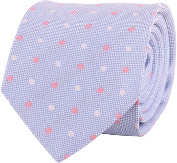 Profuomo Krawatte Blau Punkt