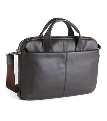 Profuomo Leder Laptoptasche Braun