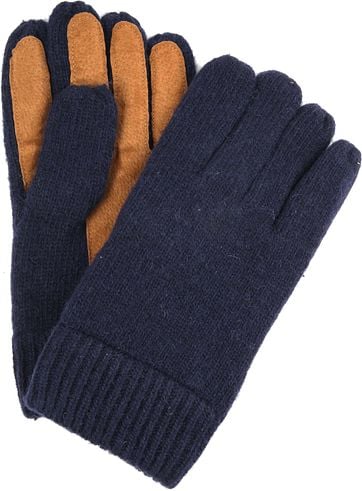 Profuomo Leren Handschoenen Navy profuomo kopen in de aanbieding