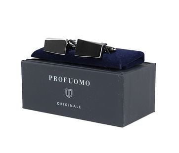 Profuomo Manschettenknöpfe Gun Metal
