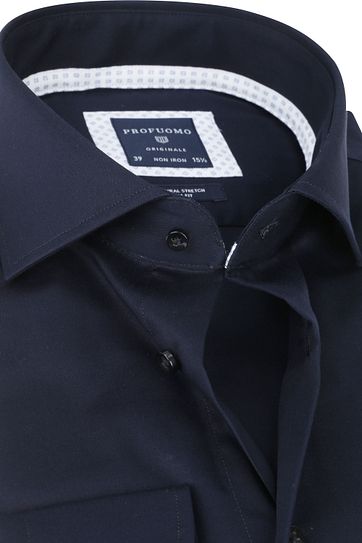 Profuomo Originale Shirt Non-Iron Dark Blue