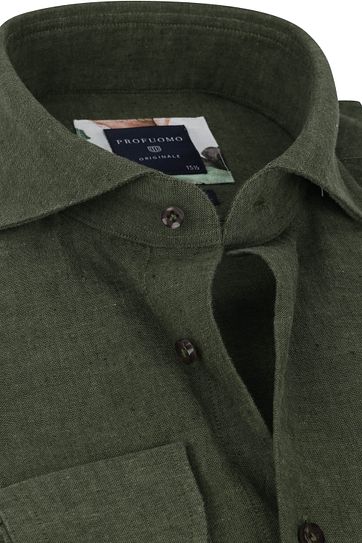 Profuomo Originale Shirt X Dark Green