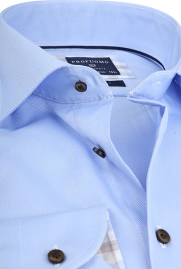 Profuomo Overhemd Oxford Lichtblauw