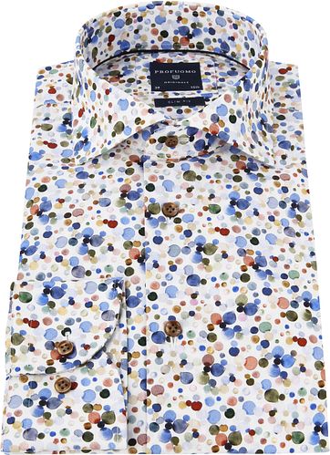 Profuomo Overhemd Polka Dot Print