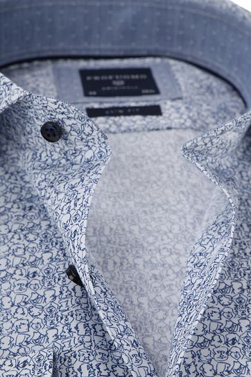 Profuomo Overhemd Printed Faces