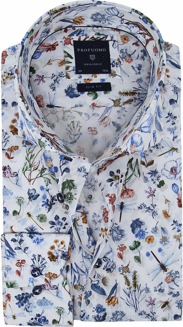 Profuomo Overhemd SF Bloemen