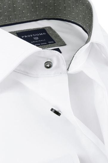 Profuomo Overhemd SF Wit Cutaway