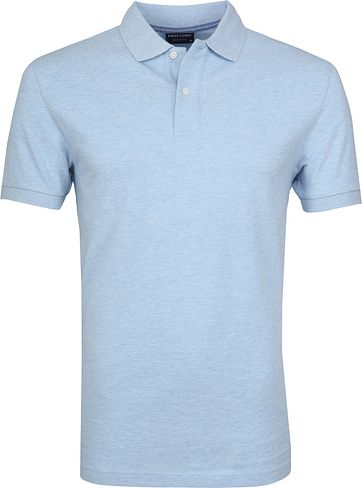 Profuomo Polo Melange Lichtblauw