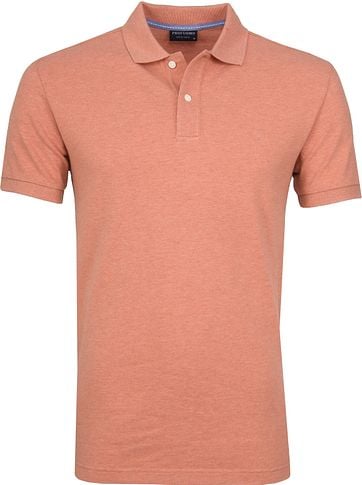 Profuomo Polo Melange Zalm