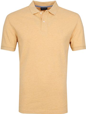 Profuomo Poloshirt Melange Yellow