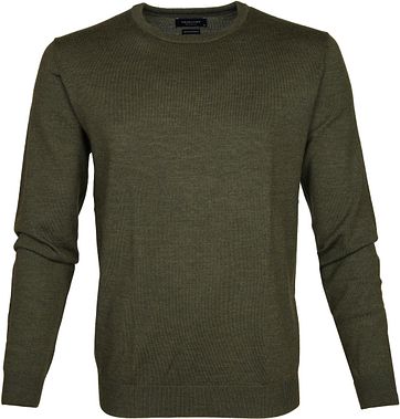Profuomo Pullover Lambswool Green