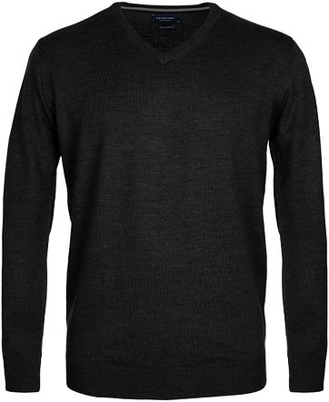 Profuomo Pullover Merino V Hals Zwart profuomo kopen in de aanbieding Profuomo Pullover Merino V Hals Zwart profuomo kopen in de aanbieding