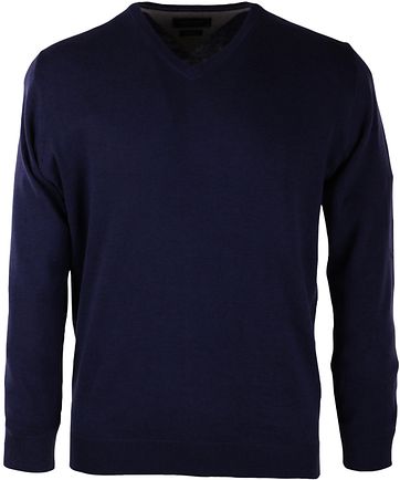 Profuomo Pullover V Hals Navy profuomo kopen in de aanbieding Profuomo Pullover V Hals Navy profuomo kopen in de aanbieding
