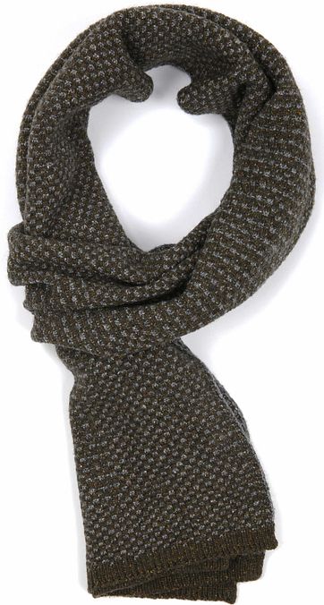 Profuomo Scarf Olive Grey