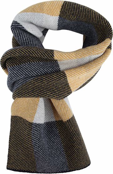 Profuomo Schal Karo Gelb