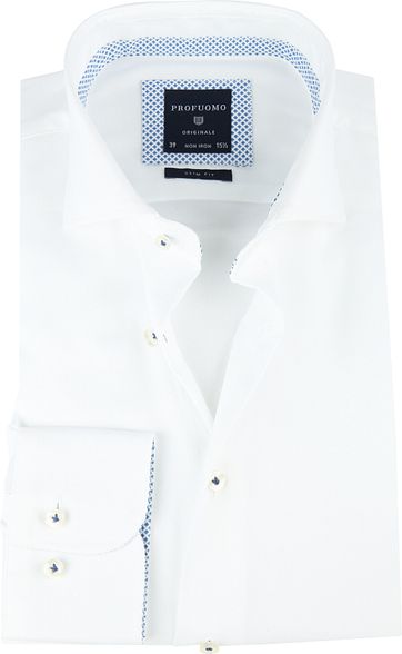 Profuomo SF Hemd Woven Weiß