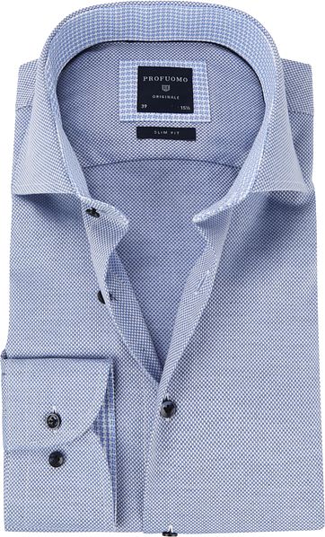 Profuomo SF Shirt Blue Dessin