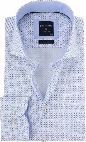 Profuomo Shirt Dessin SF Blue