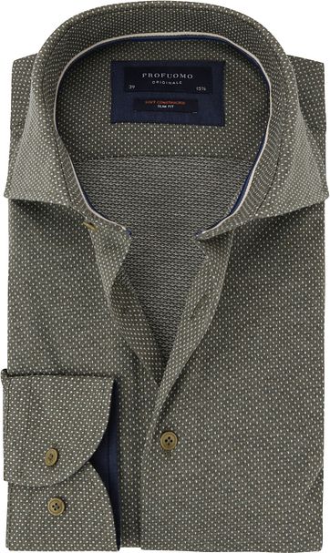 Profuomo Shirt SF Dark Green