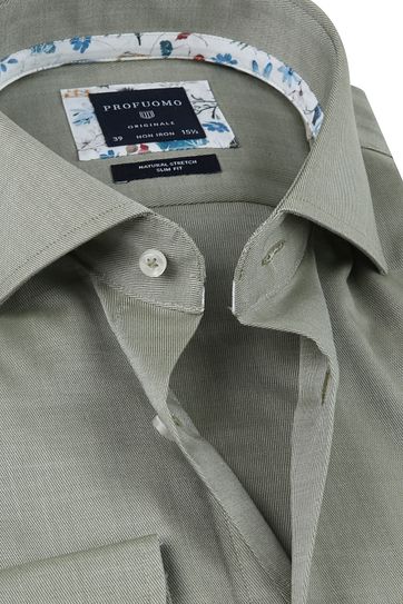 Profuomo Shirt SF Twill Green