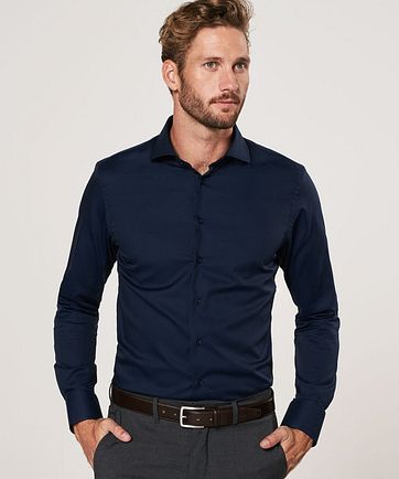 Profuomo Shirt Slim Fit Navy