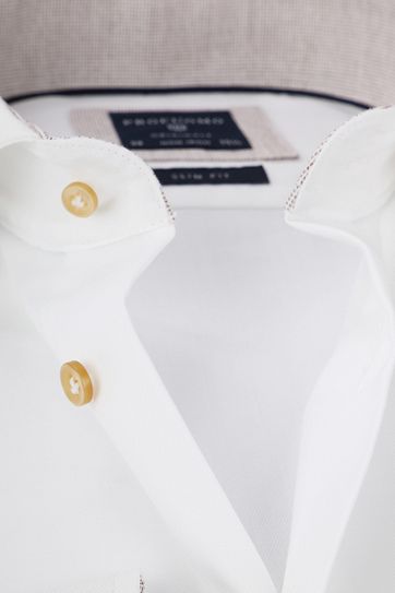 Profuomo Shirt White Fine Twill