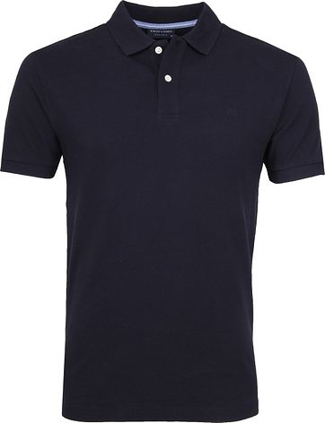 Profuomo Short Sleeve Poloshirt Dunkelblau
