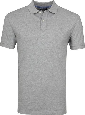 Profuomo Short Sleeve Poloshirt Hellgrau