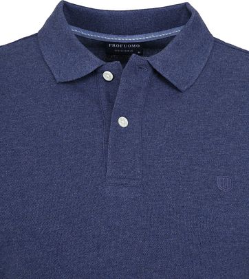 Profuomo Short Sleeve Poloshirt Indigo
