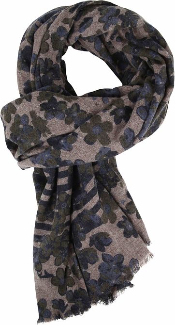 Profuomo Sjaal Woven Bloemen