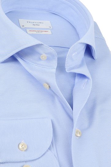 Profuomo Sky Blue SF Overhemd Blue